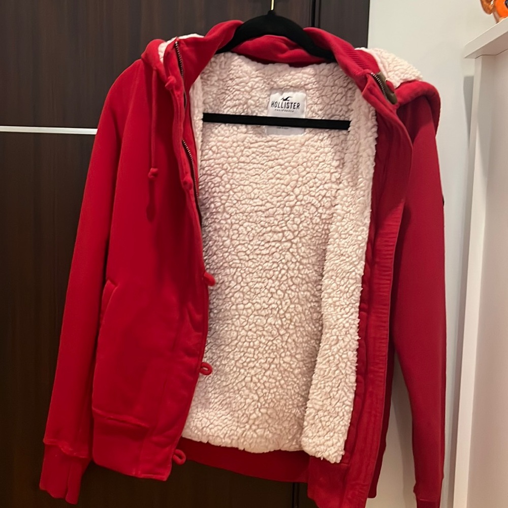 Red Hollister Coat